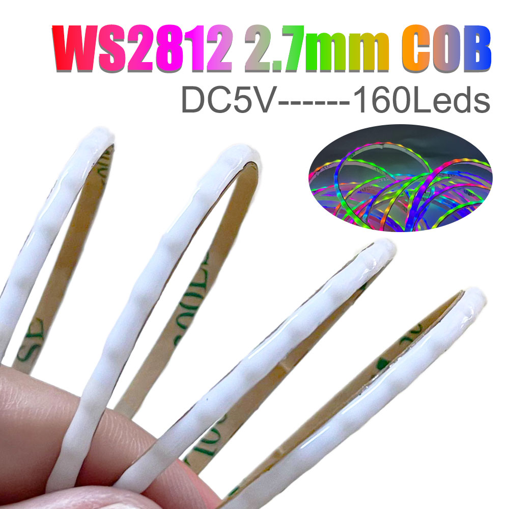 Neopixel - Dc5v 2.7mm ultra estreito ws2812b cob