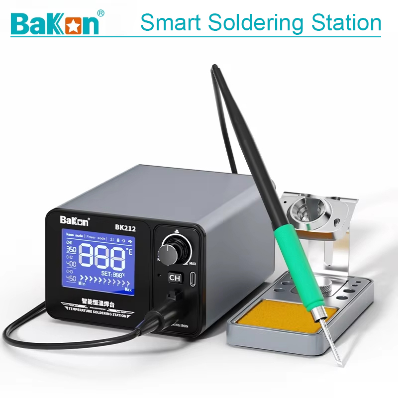 Soldering Iron Temperature Probe - Estação de Soldagem Inteligente Bakon BK212