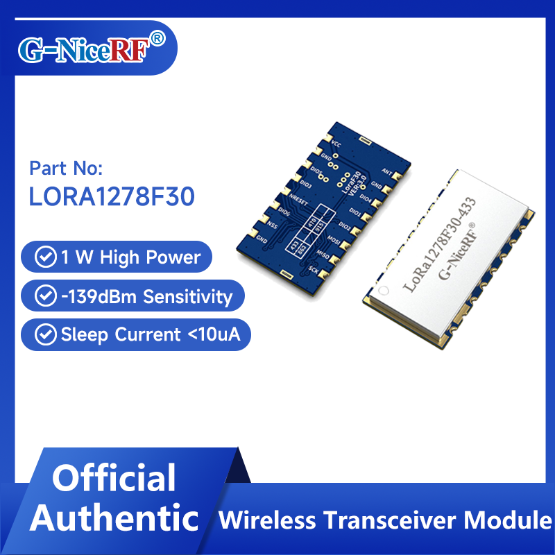 Lora Sx1278 - G-NiceRF | 2 peças lora1278f30 1w