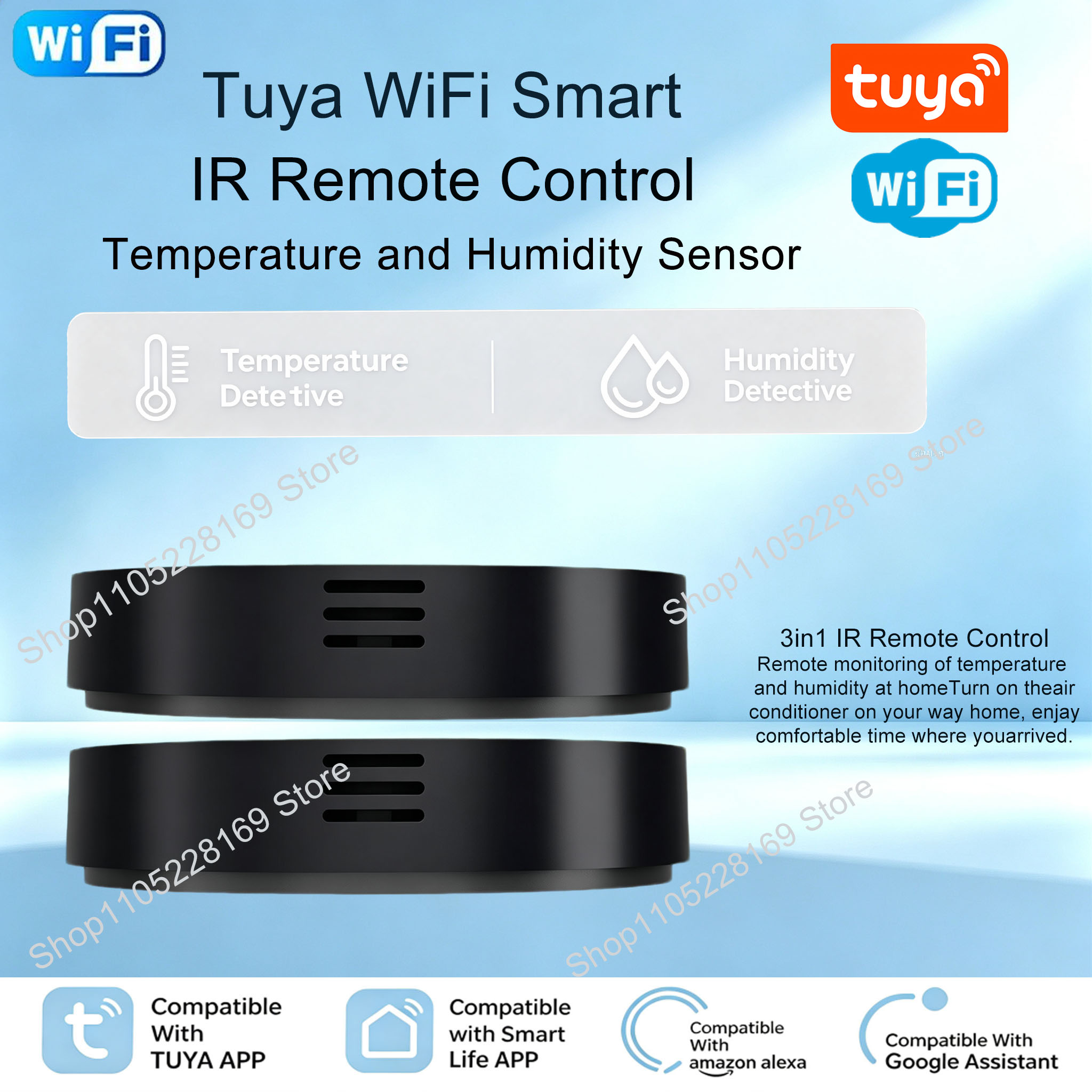 Ir Remote Module - Controle Remoto IR 3-em-1 Tuya WiFi