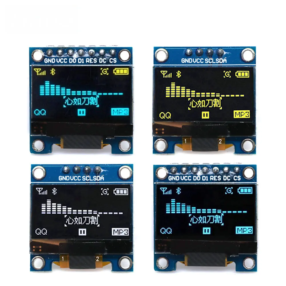 Oled Display 0.96 - Display OLED de Alto Contraste de