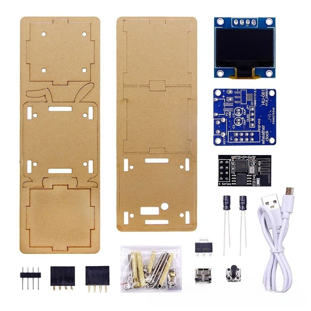 Kit de Relógio Digital com Pre - Oled Display 0.96 avaliação e preço