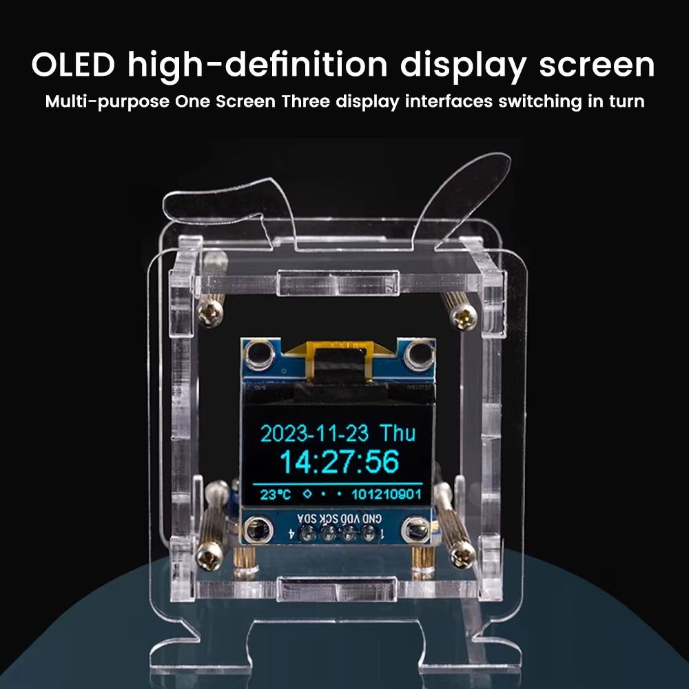 Kit de Relógio Digital com Pre - Oled Display 0.96 avaliação e preço