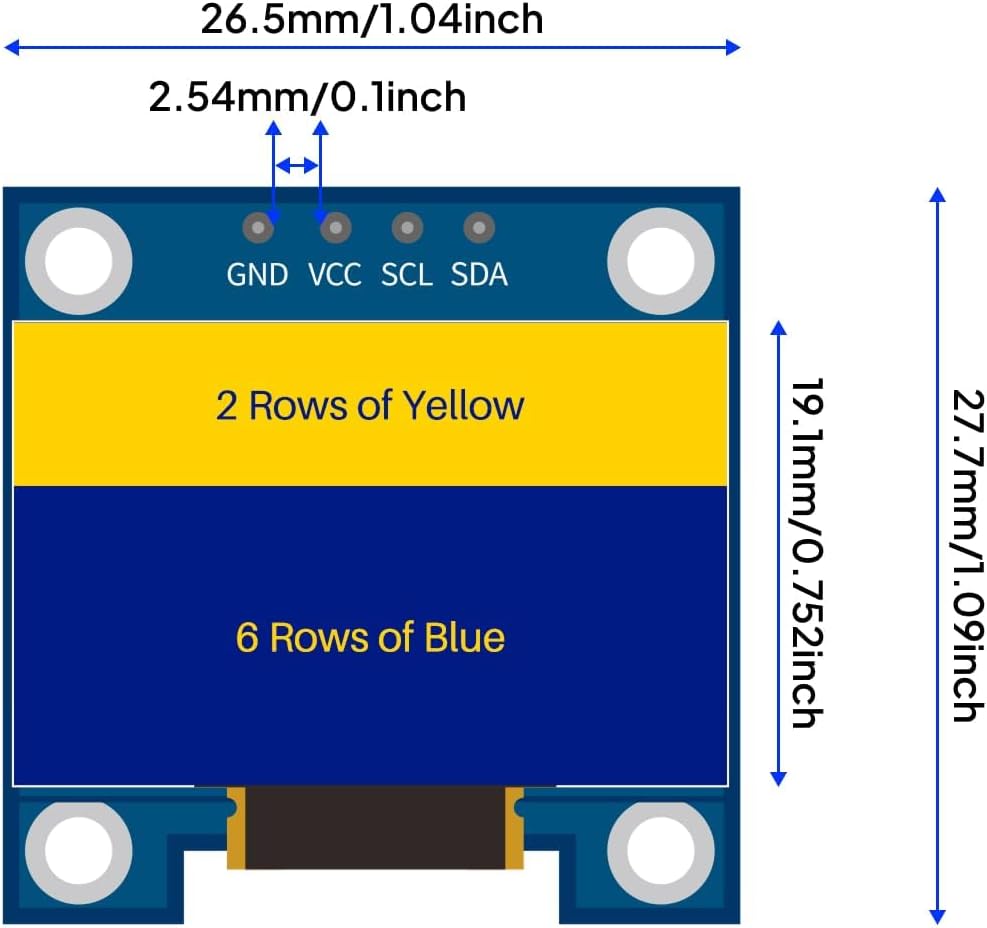 Módulo de tela OLED de 0,96 po - Oled Display 0.96 avaliação e preço