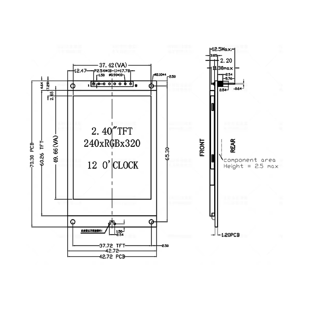Módulo de Display LCD TFT de 2 - Tft Display 2.4 avaliação e preço