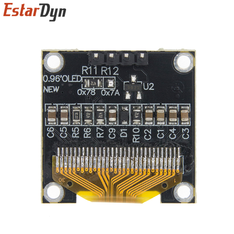 0.96 polegada iic spi serial 7 - Oled Display 0.96 avaliação e preço