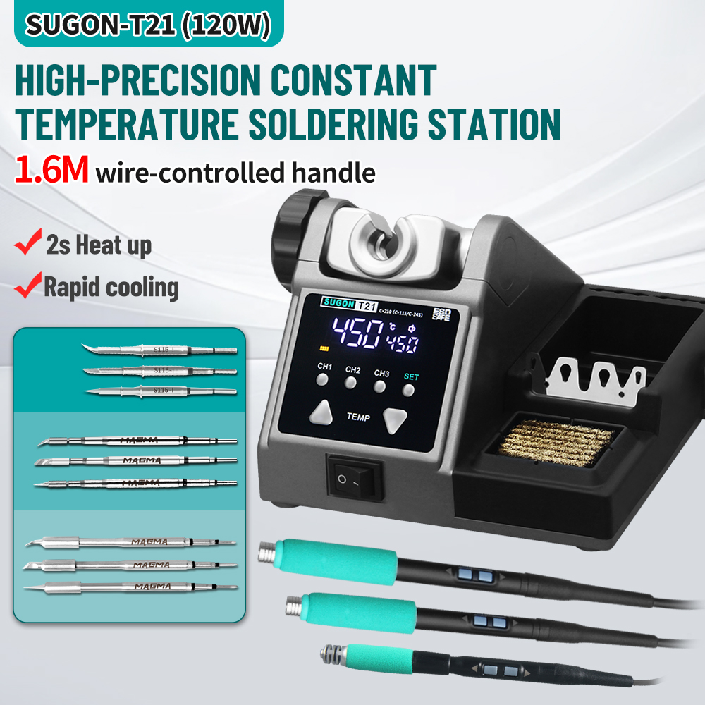 Estação de solda SUGON T21 de  - Soldering Iron Temperature Probe avaliação e preço