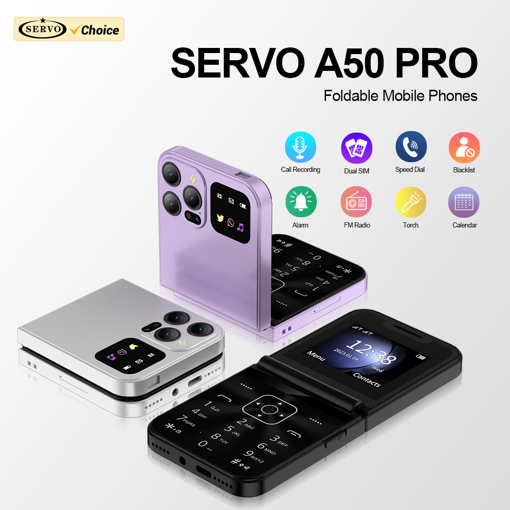 Servo a50 pro flip telefone mó - Tft Display 2.4 avaliação e preço