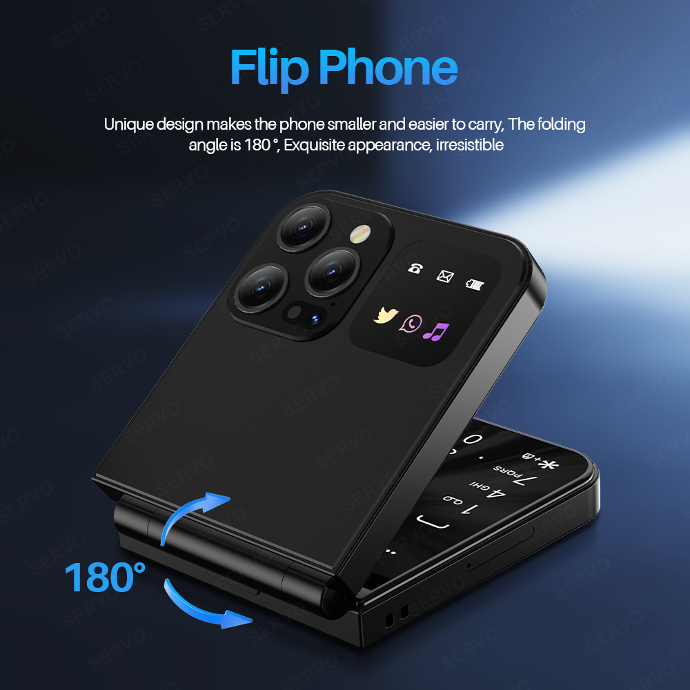 Servo a50 pro flip telefone mó - Tft Display 2.4 avaliação e preço