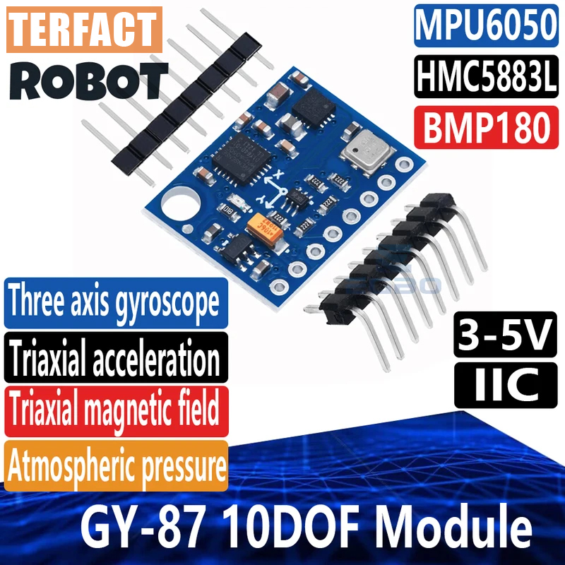 1~5PCS Módulo GY-87 10DOF MPU6 - Mpu6050 avaliação e preço